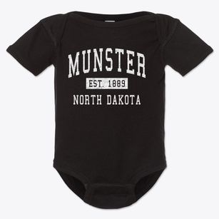 Munster North Dakota Classic Established Baby Onesie
