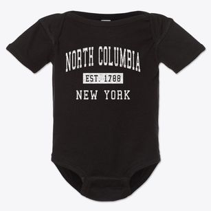 North Columbia New York Classic Established Baby Onesie