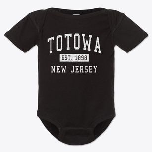 Totowa New Jersey Classic Established Baby Onesie