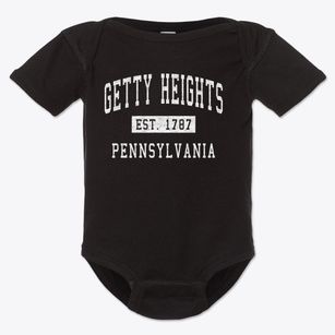 Getty Heights Pennsylvania Classic Established Baby Onesie