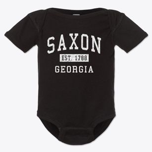 Saxon Georgia Classic Established Baby Onesie