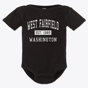 West Fairfield Washington Classic Established Baby Onesie