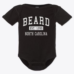 Beard North Carolina Classic Established Baby Onesie