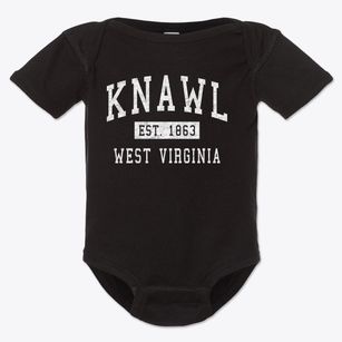 Knawl West Virginia Classic Established Baby Onesie