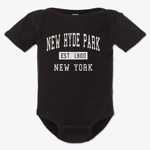 New Hyde Park New York Classic Established Baby Onesie