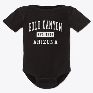 Gold Canyon Arizona Classic Established Baby Onesie