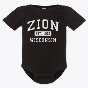 Zion Wisconsin Classic Established Baby Onesie