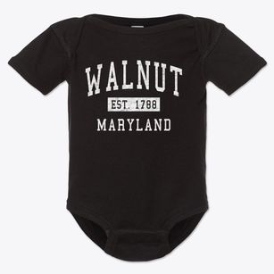Walnut Maryland Classic Established Baby Onesie