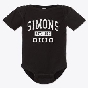 Simons Ohio Classic Established Baby Onesie