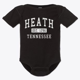 Heath Tennessee Classic Established Baby Onesie