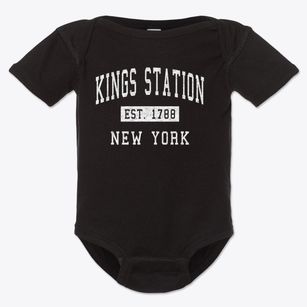 Kings Station New York Classic Established Baby Onesie