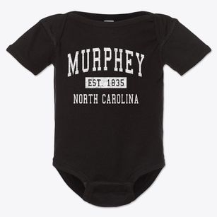 Murphey North Carolina Classic Established Baby Onesie