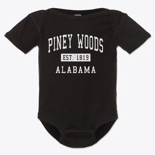 Piney Woods Alabama Classic Established Baby Onesie