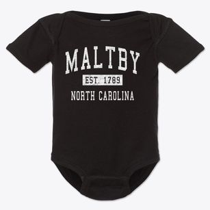Maltby North Carolina Classic Established Baby Onesie