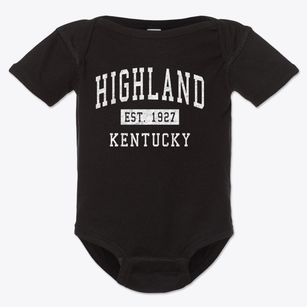 Highland Kentucky Classic Established Baby Onesie