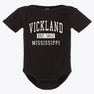 Vickland Mississippi Classic Established Baby Onesie