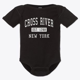 Cross River New York Classic Established Baby Onesie