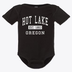 Hot Lake Oregon Classic Established Baby Onesie