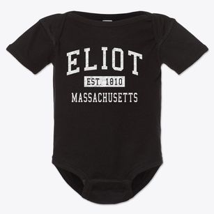 Eliot Massachusetts Classic Established Baby Onesie