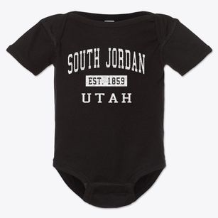 South Jordan Utah Classic Established Baby Onesie