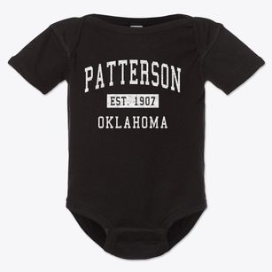 Patterson Oklahoma Classic Established Baby Onesie