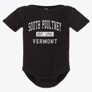 South Poultney Vermont Classic Established Baby Onesie