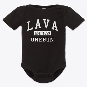 Lava Oregon Classic Established Baby Onesie