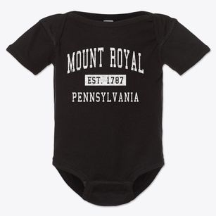 Mount Royal Pennsylvania Classic Established Baby Onesie