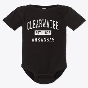 Clearwater Arkansas Classic Established Baby Onesie