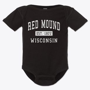 Red Mound Wisconsin Classic Established Baby Onesie