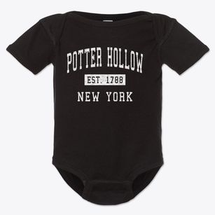 Potter Hollow New York Classic Established Baby Onesie