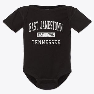 East Jamestown Tennessee Classic Established Baby Onesie