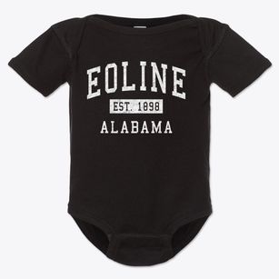 Eoline Alabama Classic Established Baby Onesie