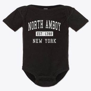 North Amboy New York Classic Established Baby Onesie