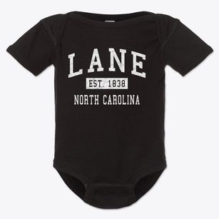 Lane North Carolina Classic Established Baby Onesie