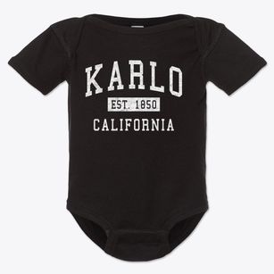 Karlo California Classic Established Baby Onesie