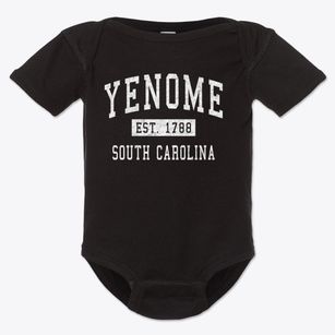 Yenome South Carolina Classic Established Baby Onesie