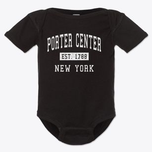 Porter Center New York Classic Established Baby Onesie