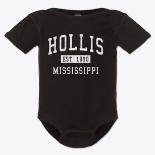 Hollis Mississippi Classic Established Baby Onesie