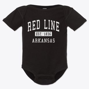 Red Line Arkansas Classic Established Baby Onesie
