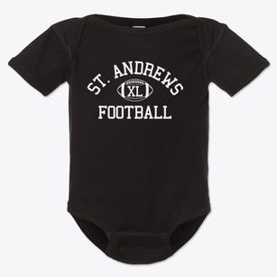 Saint Andrews Episcopal School Classic Football Baby Onesie