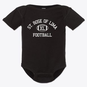 Saint Rose Of Lima Classic Football Baby Onesie