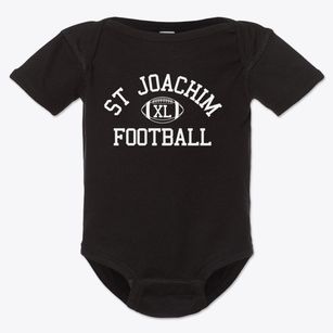 St Joachim Parish Classic Football Baby Onesie