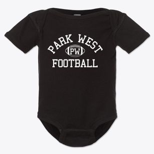 Park West High School Classic Football Baby Onesie