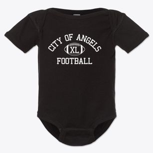 City Of Angels Classic Football Baby Onesie