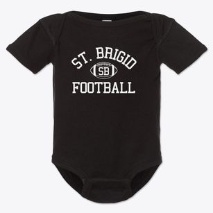 Saint Brigid School Classic Football Baby Onesie