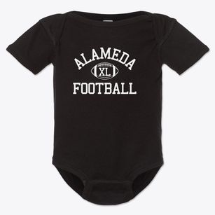 Alameda High School Classic Football Baby Onesie