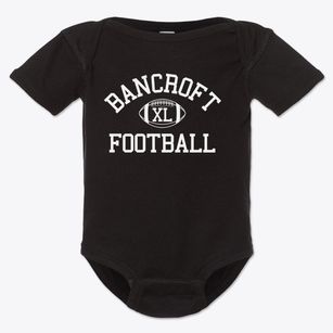 Bancroft Intermediate School Classic Football Baby Onesie