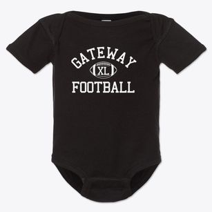 Gateway Christian School Classic Football Baby Onesie