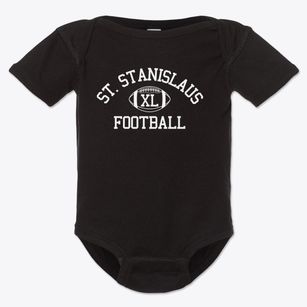 Saint Stanislaus B And M School Classic Football Baby Onesie